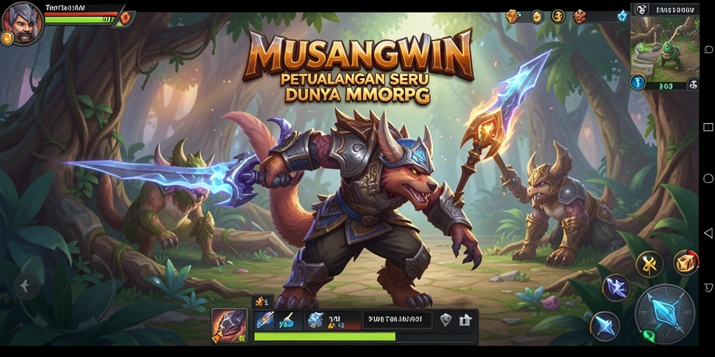 Gameplay seru dan interaksi antar pemain dalam MUSANGWIN.