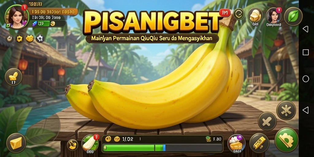 Screenshot utama PISANGBET menampilkan gameplay QiuQiu yang seru.