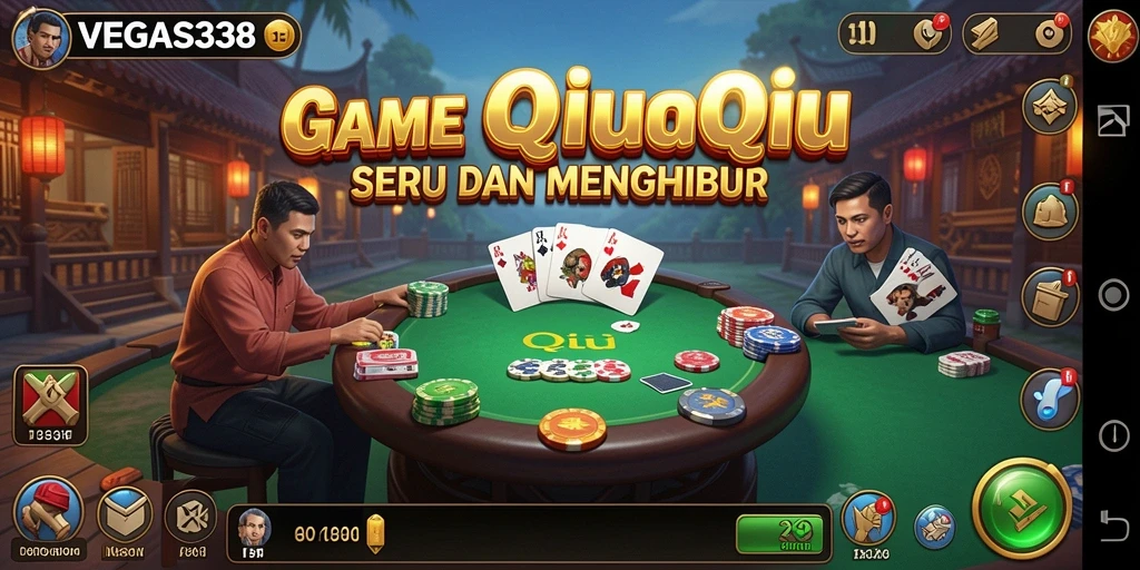 Screenshot gameplay QiuQiu yang menegangkan di VEGAS338.