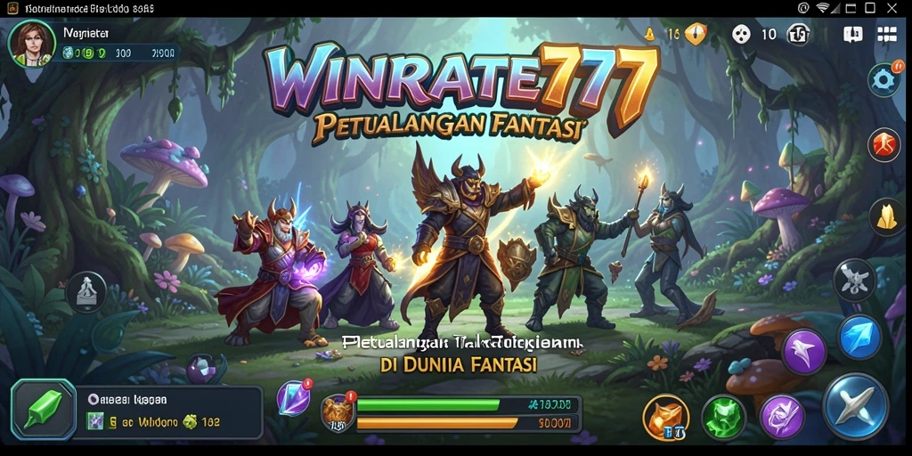 Tampilan gameplay yang memukau di dunia petualangan WINRATE777.